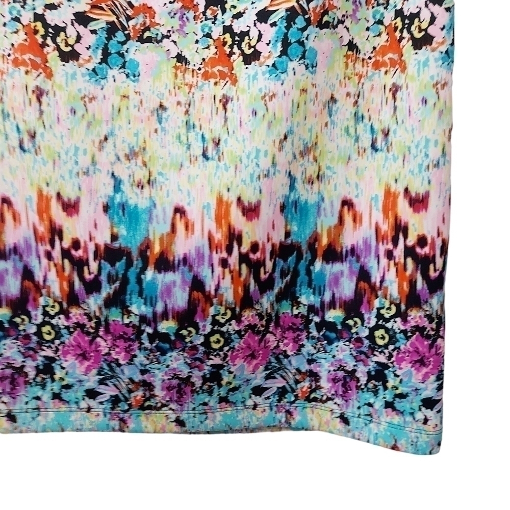 CYNTHIA ROWLEY Multicolor Print Dress Size 4 - Picture 6 of 6